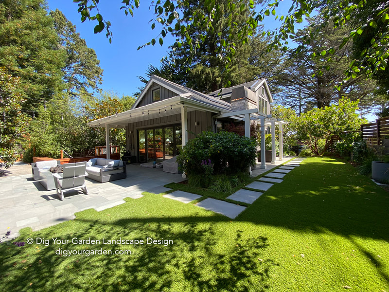 LANDSCAPE LANDSCAPE RENOVATION AND LAWN REPLACEMENT - MILL VALLEY, CA